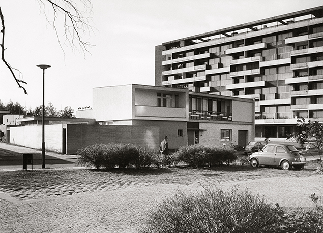 Haus Blumenthal im Hansaviertel Berlin, ExRotaprint, Foto: Kirsten & Nather, 1959