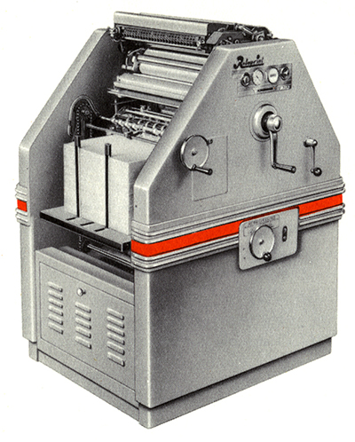 Rotaprint Machine R 30 Super, ExRotaprint, Ernst Jaster 1954